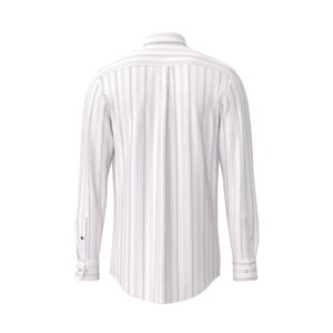 Fynch-Hatton Washed Oxford Stripe Magnolia Shirt